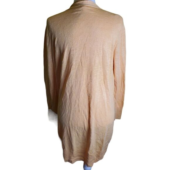 Eileen Fisher Organic Linen & Cotton Cardigan Size Large - Picture 5 of 7
